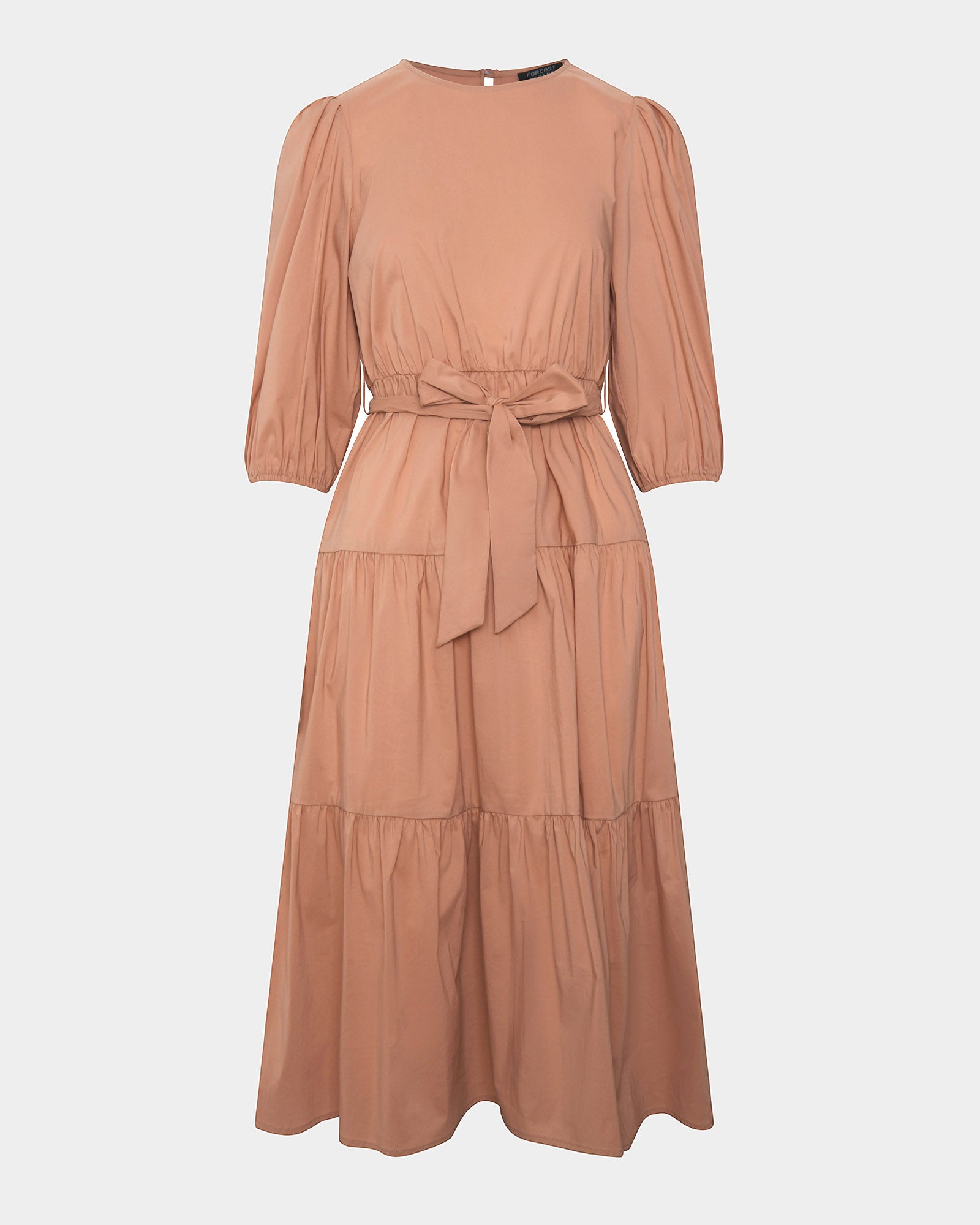 Ayah Poplin Puff Sleeve Dress