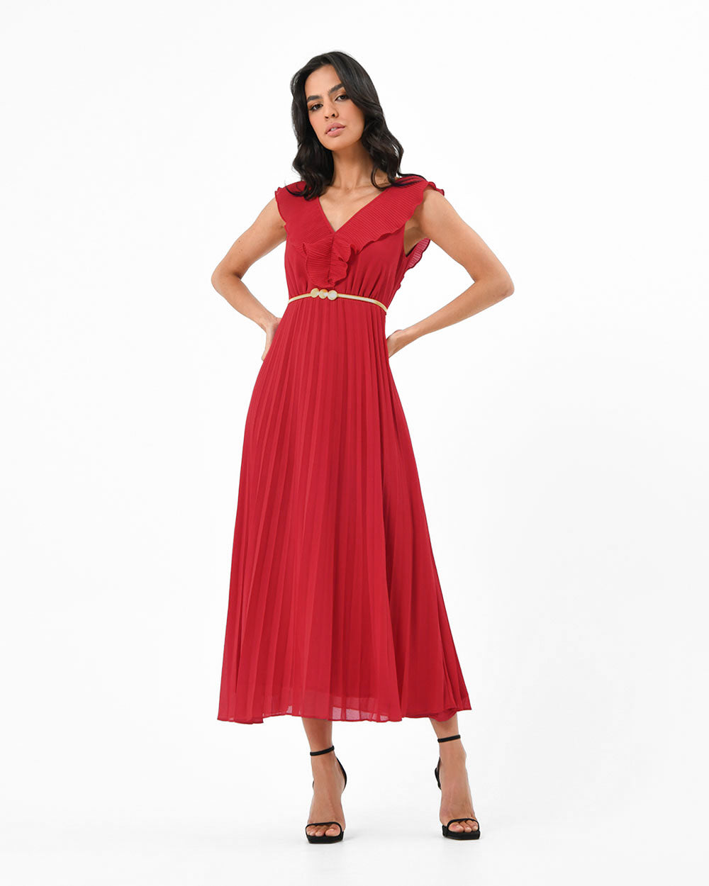 Aries Pleated Dress