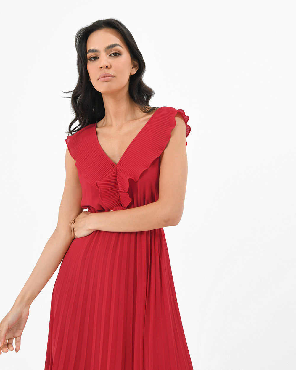 Aries Pleated Dress