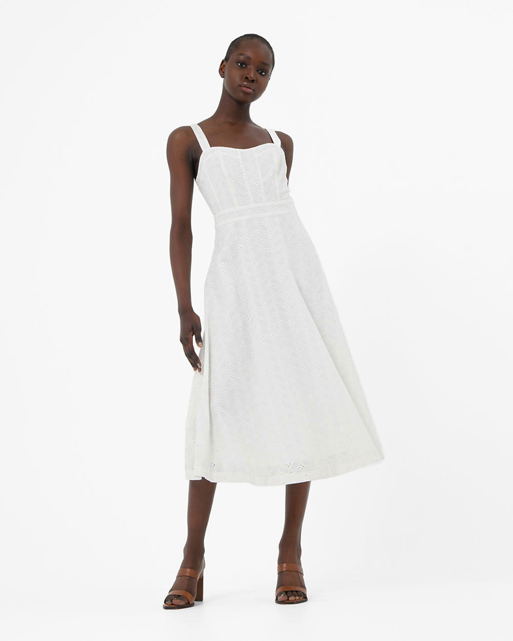 Abella Broderie Cotton Dress