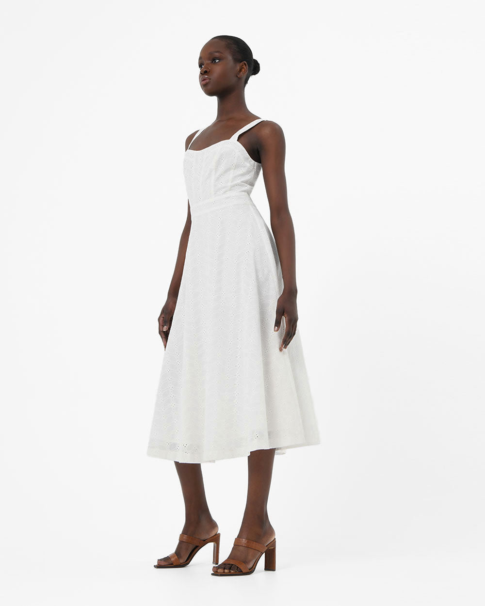 Abella Broderie Cotton Dress