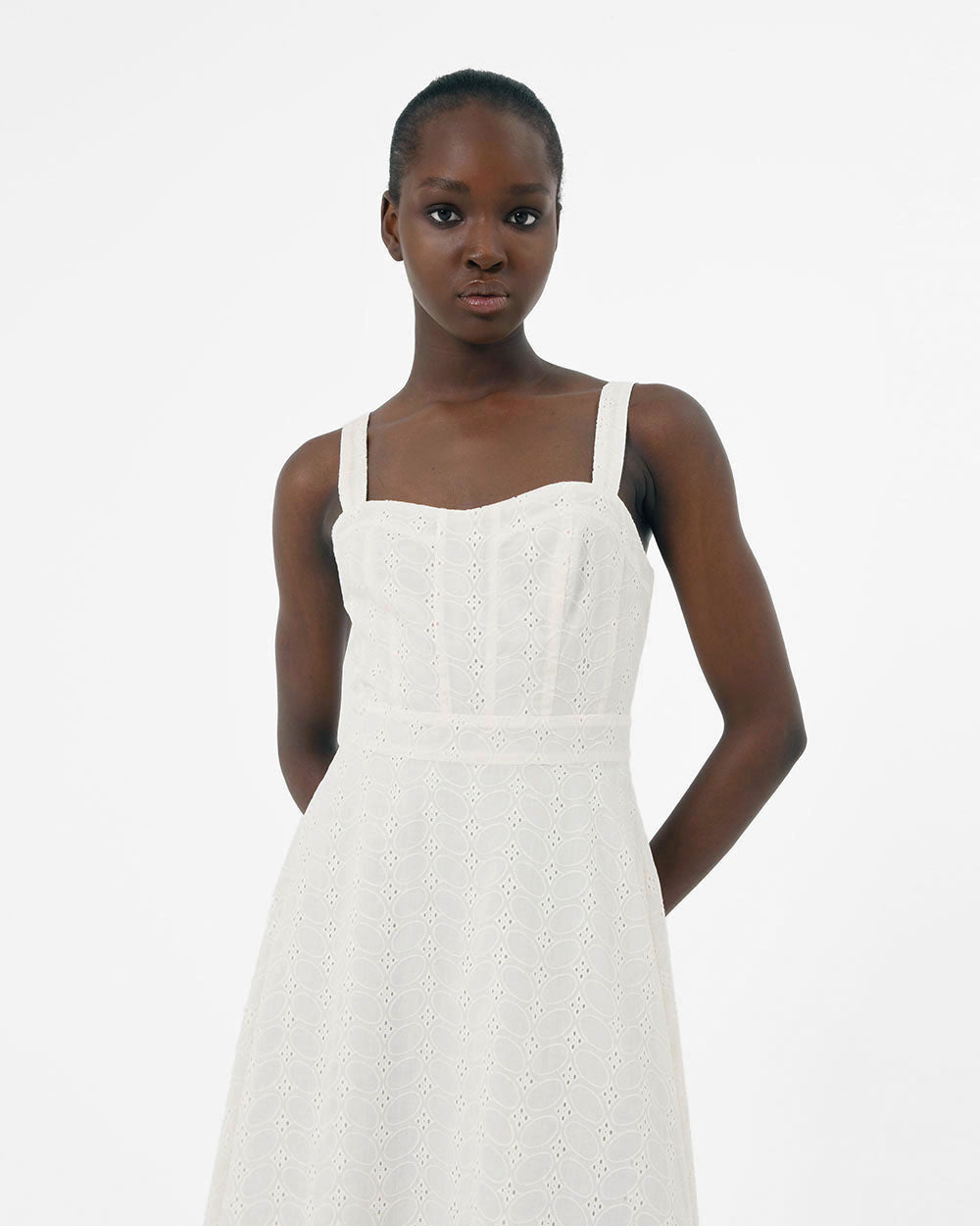 Abella Broderie Cotton Dress