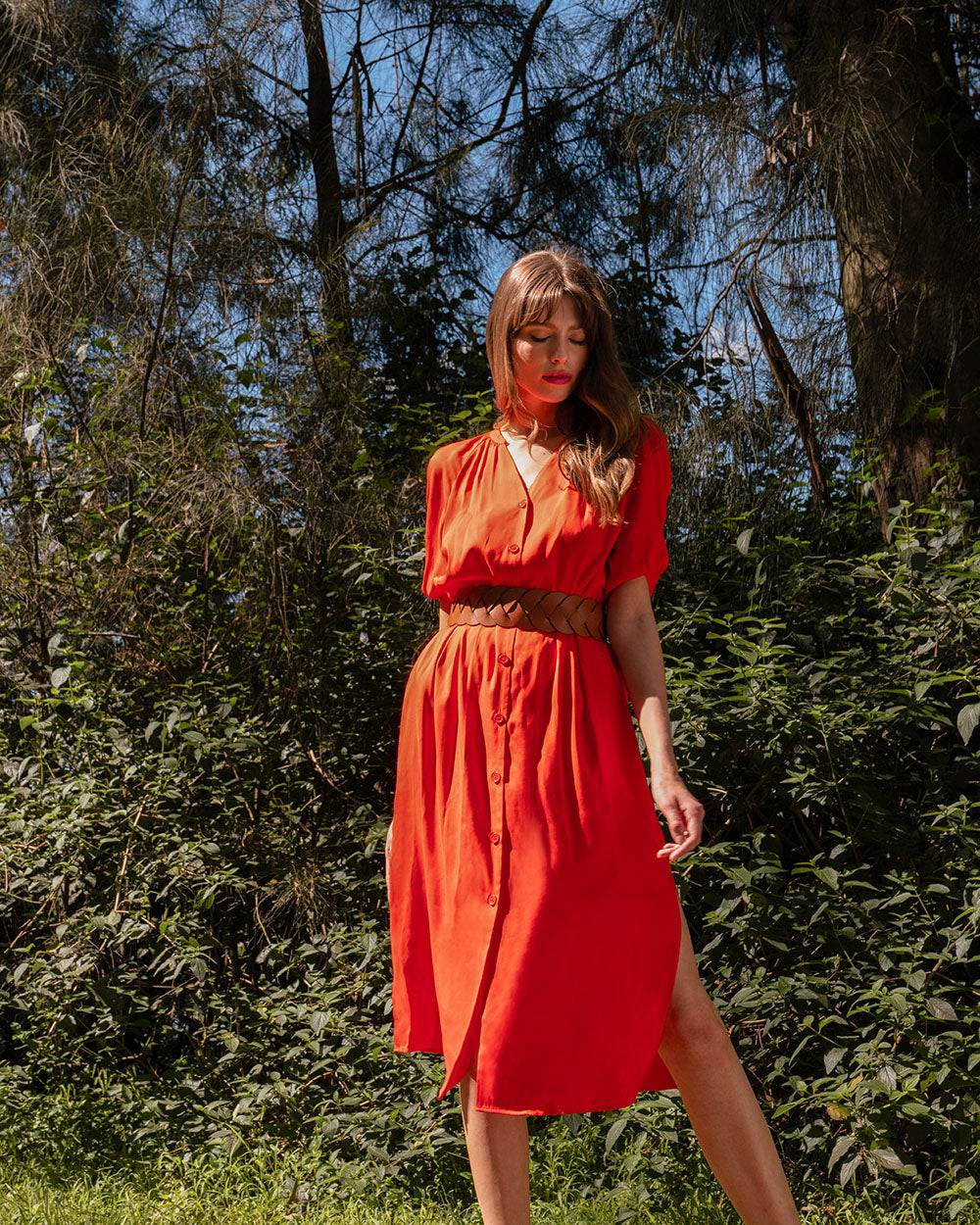 Leighton Buttoned Dress