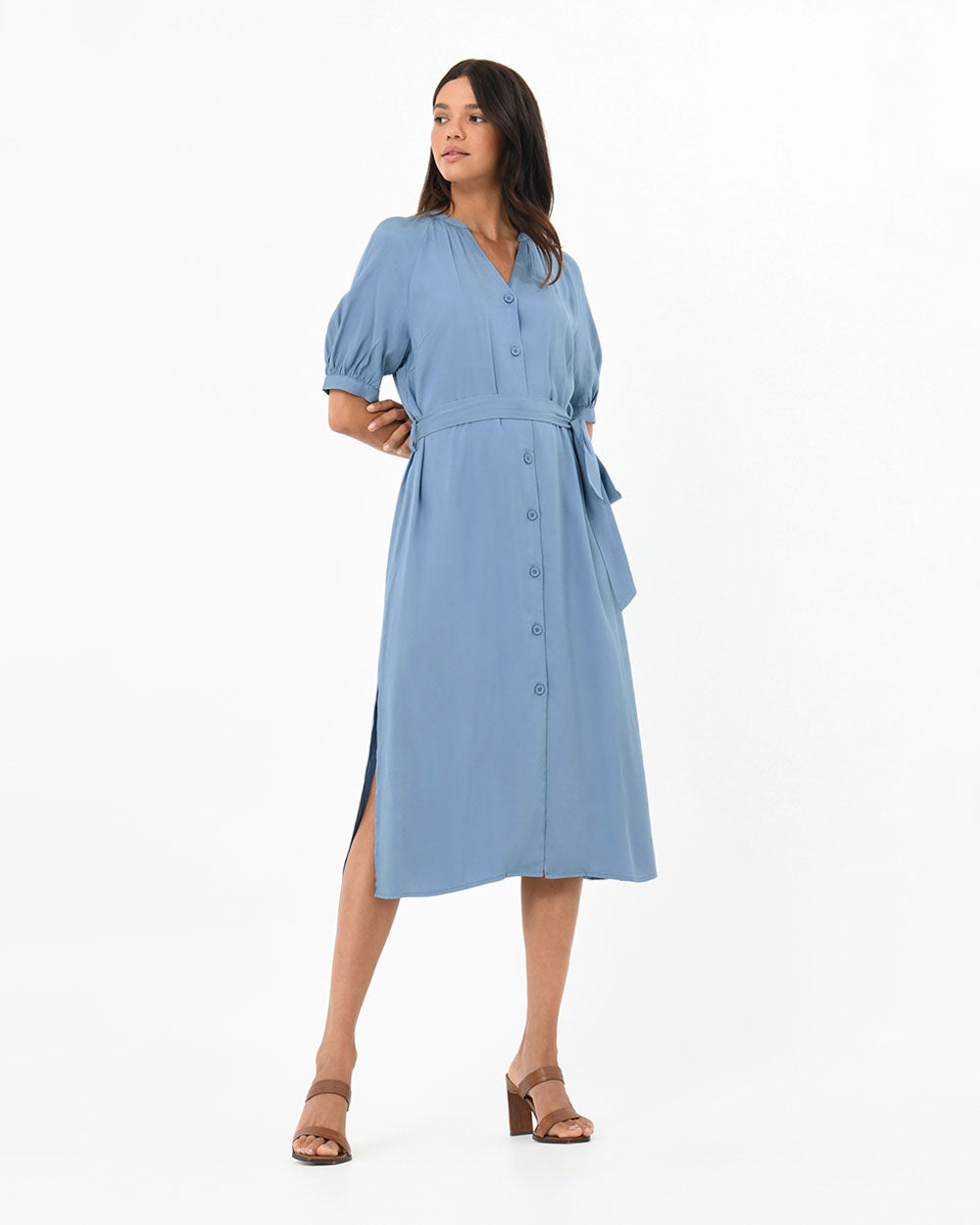 Leighton Buttoned Dress