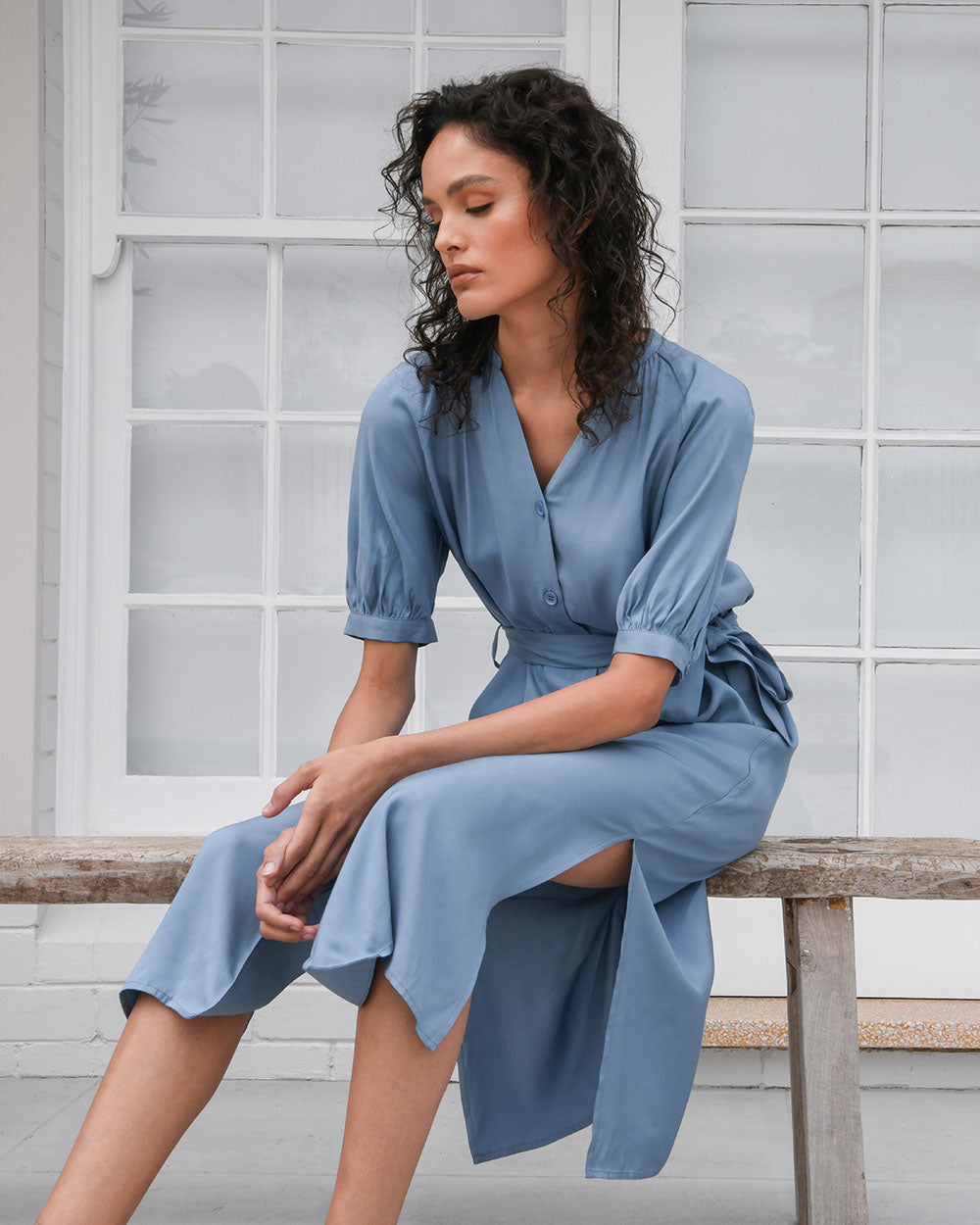 Leighton Buttoned Dress
