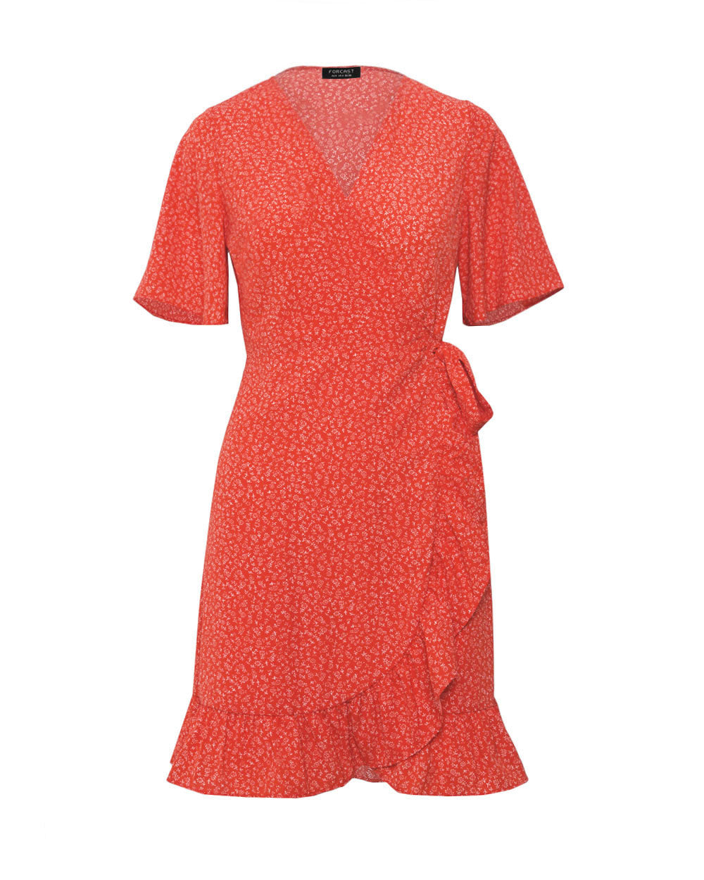 Kew Red Printed Dress