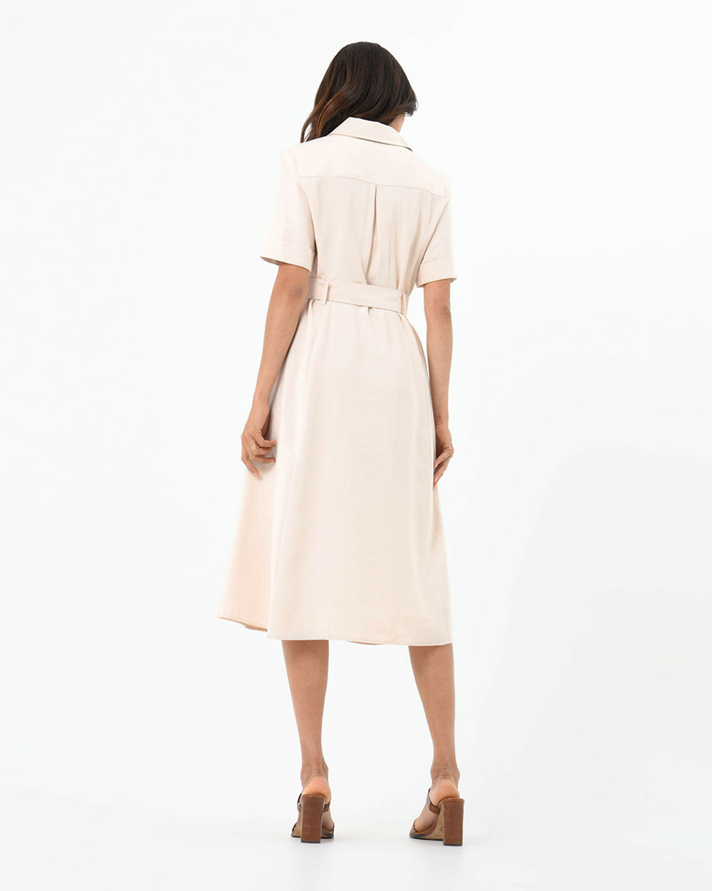 Anali Belted Shirt Dress