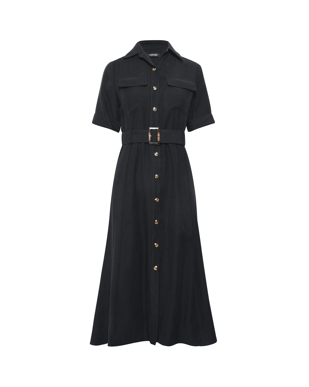 Anali Belted Shirt Dress
