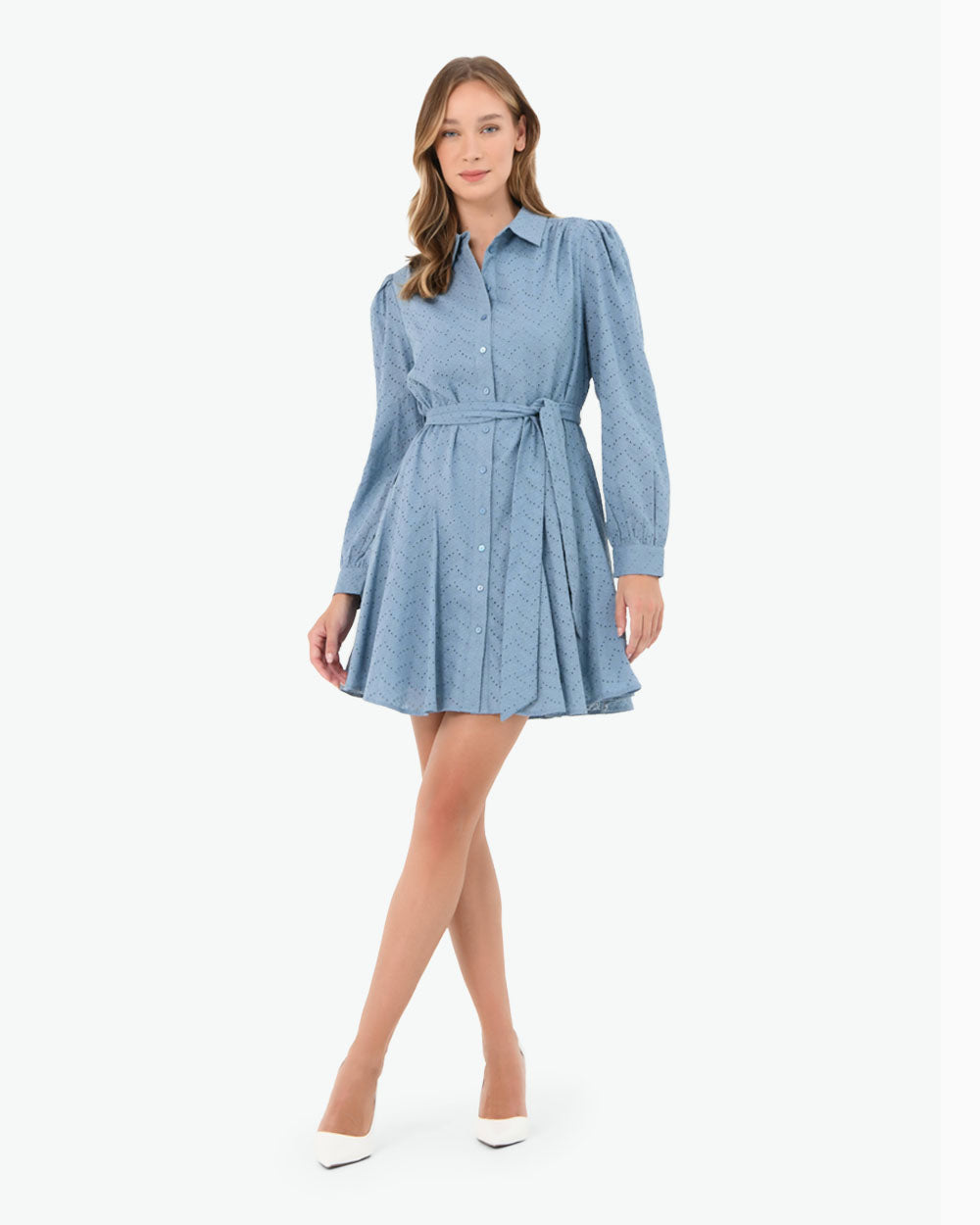 River Cotton Crochet Dress