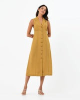Nellie Buttons Midi Dress