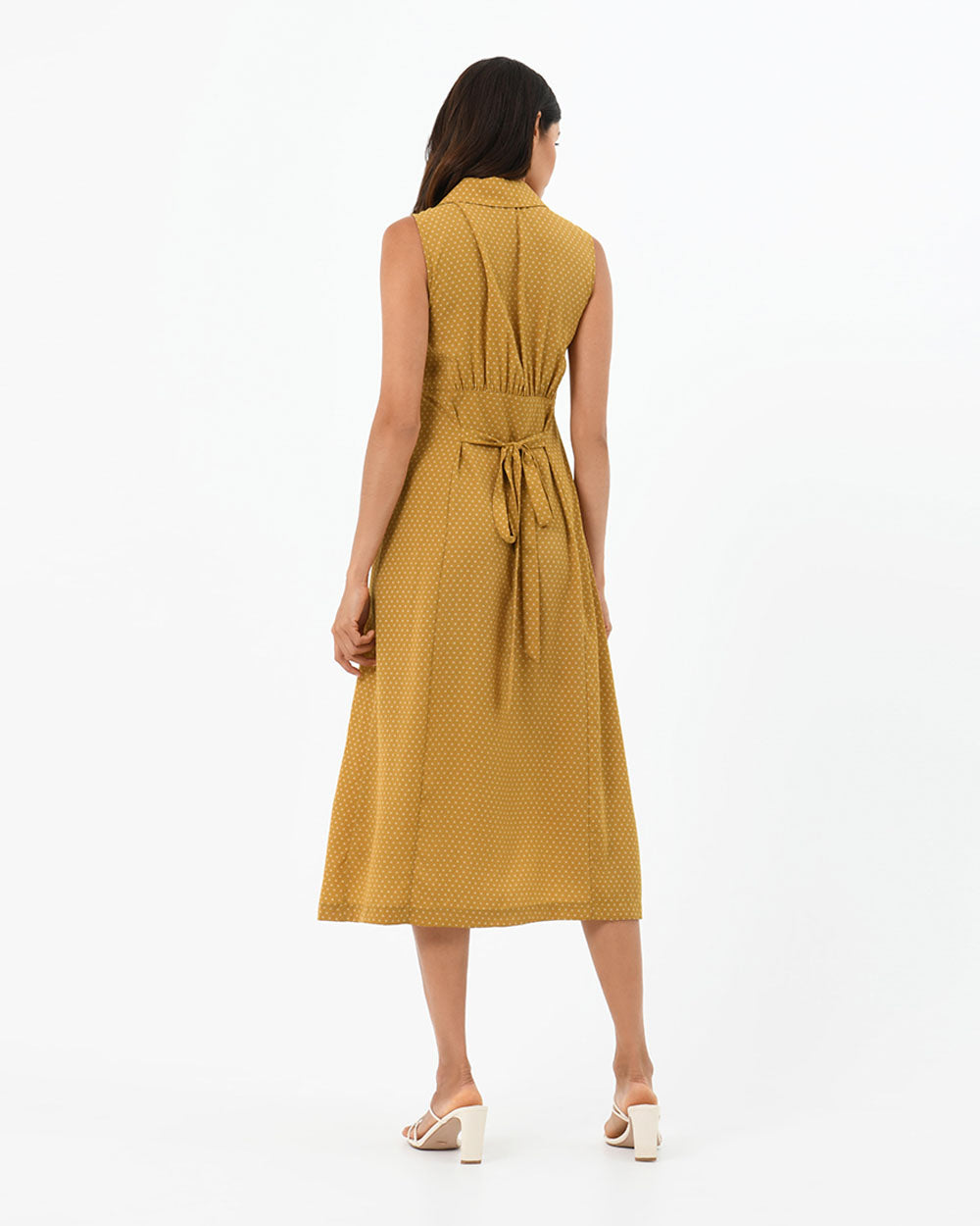 Nellie Buttons Midi Dress