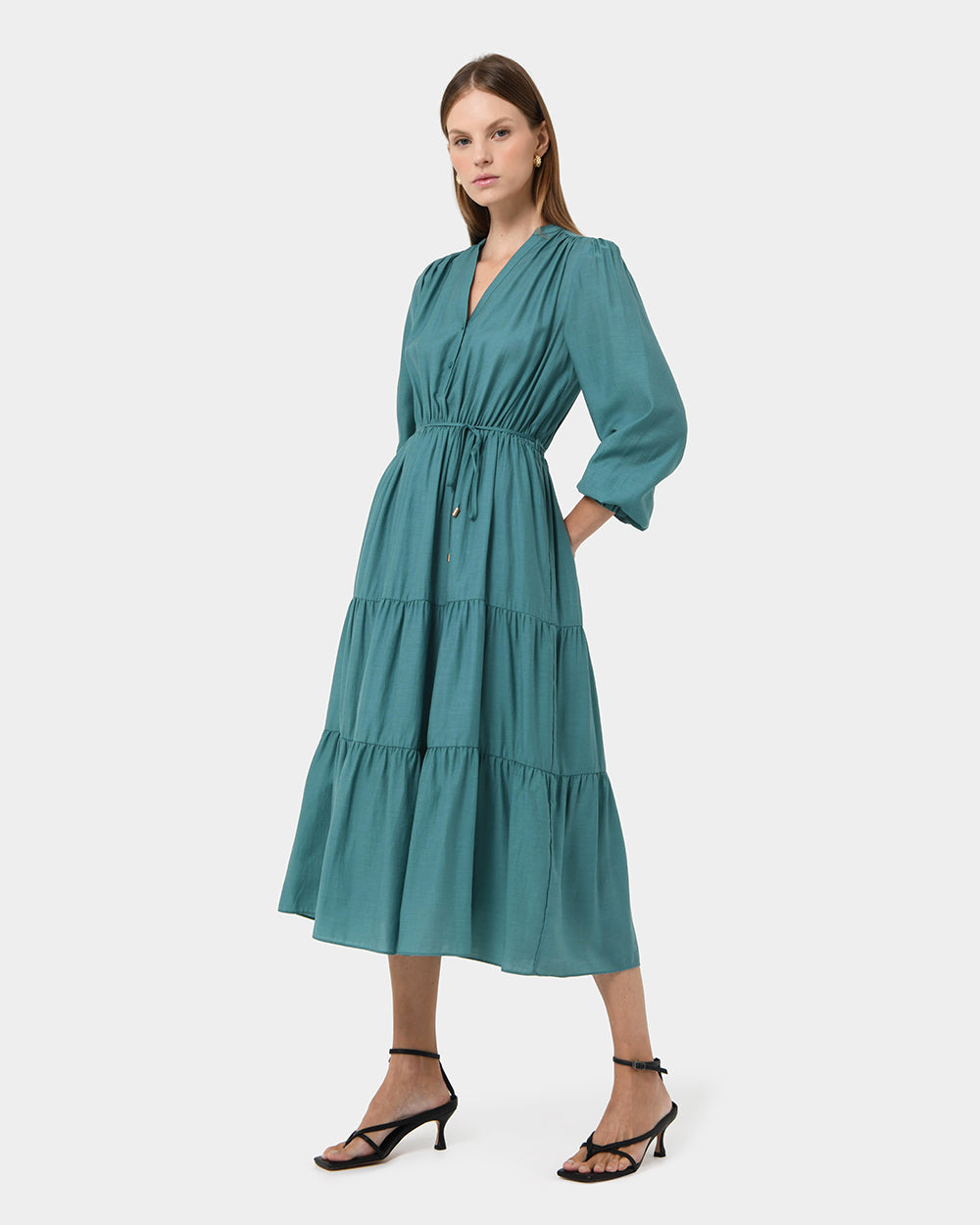 Alessandra Tie Waist Dress