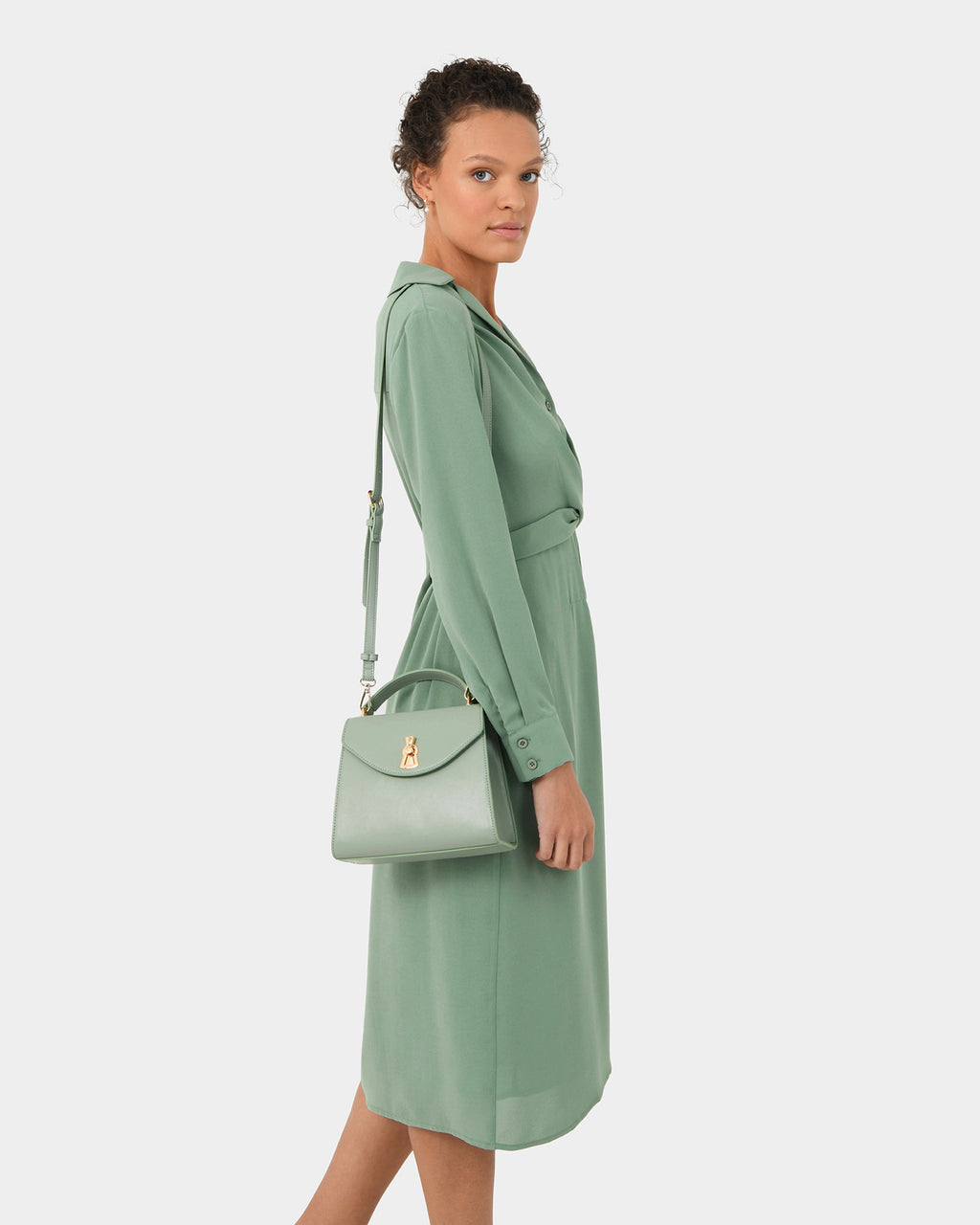 Elaine Twisted Tie Front Dress