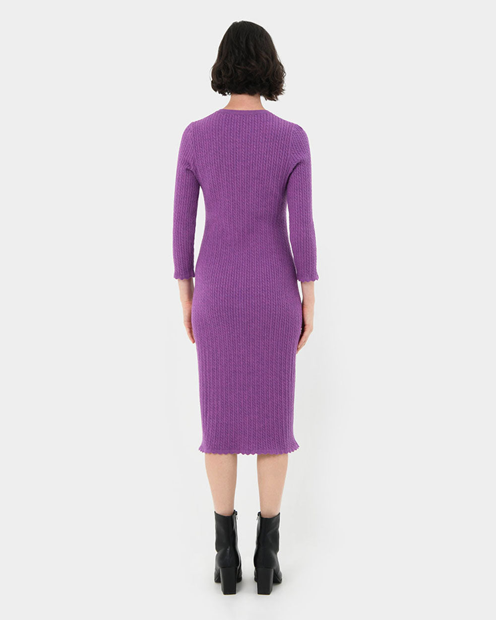 Paislee Cable Buttons Dress