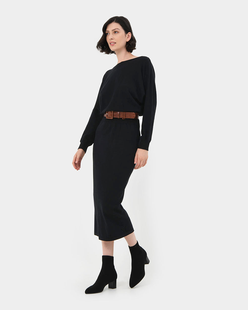 Ani Reversible Knit Dress
