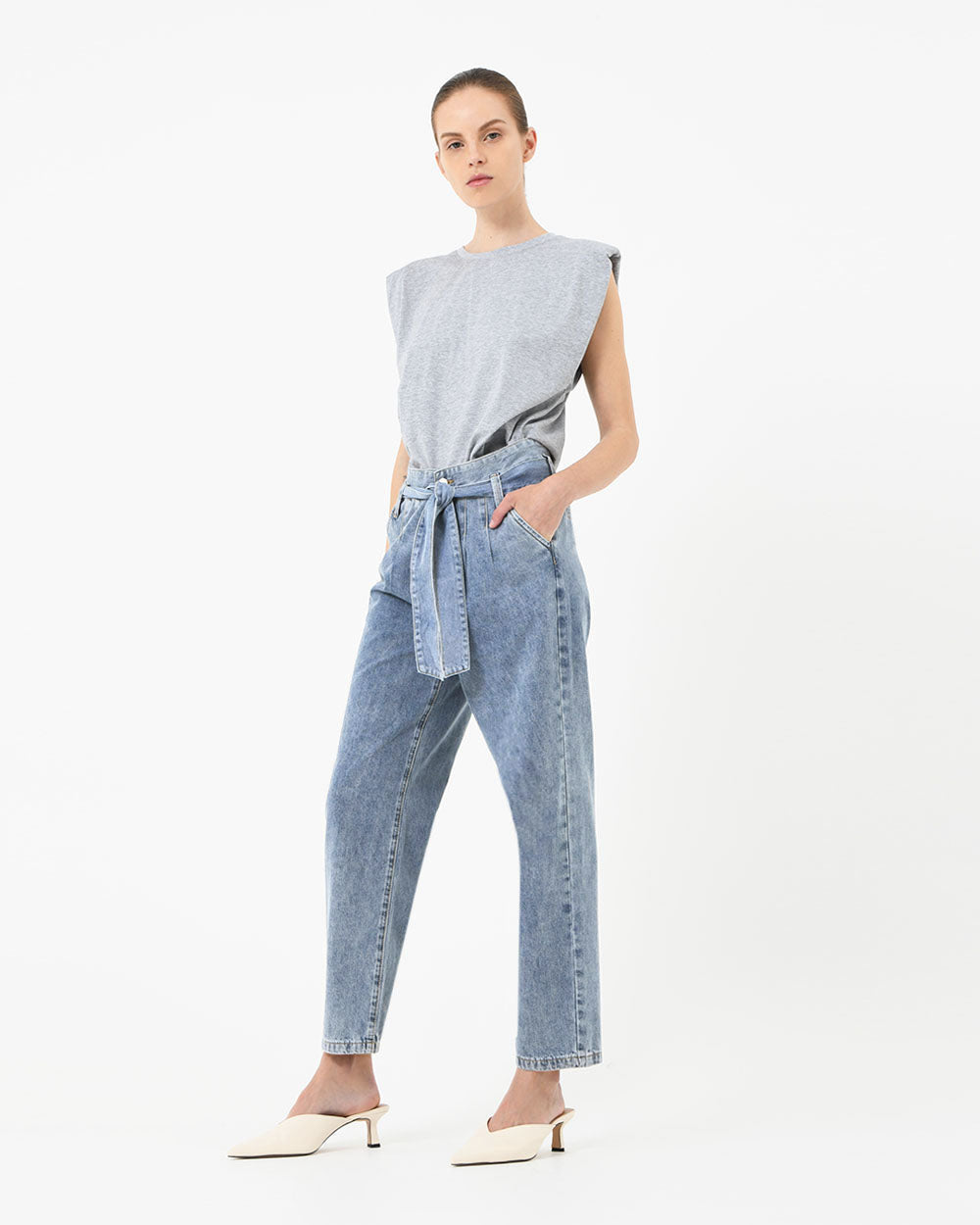 Jael Belted Jeans
