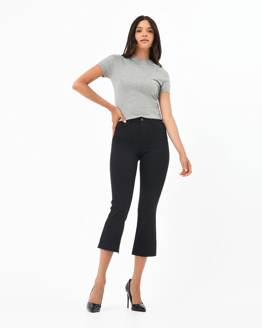 Rosario Cropped Flare Jeans