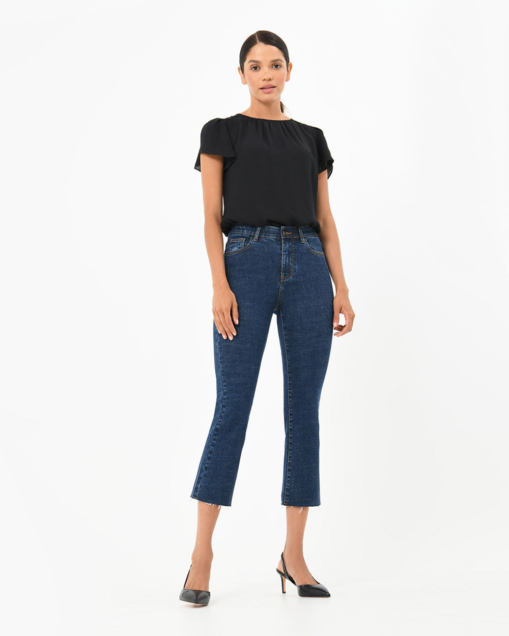 Rosario Cropped Flare Jeans