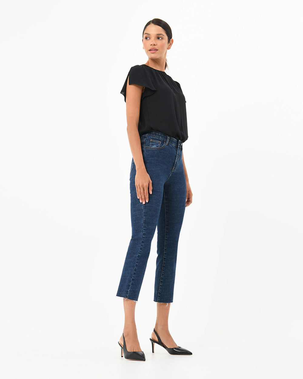 Rosario Cropped Flare Jeans