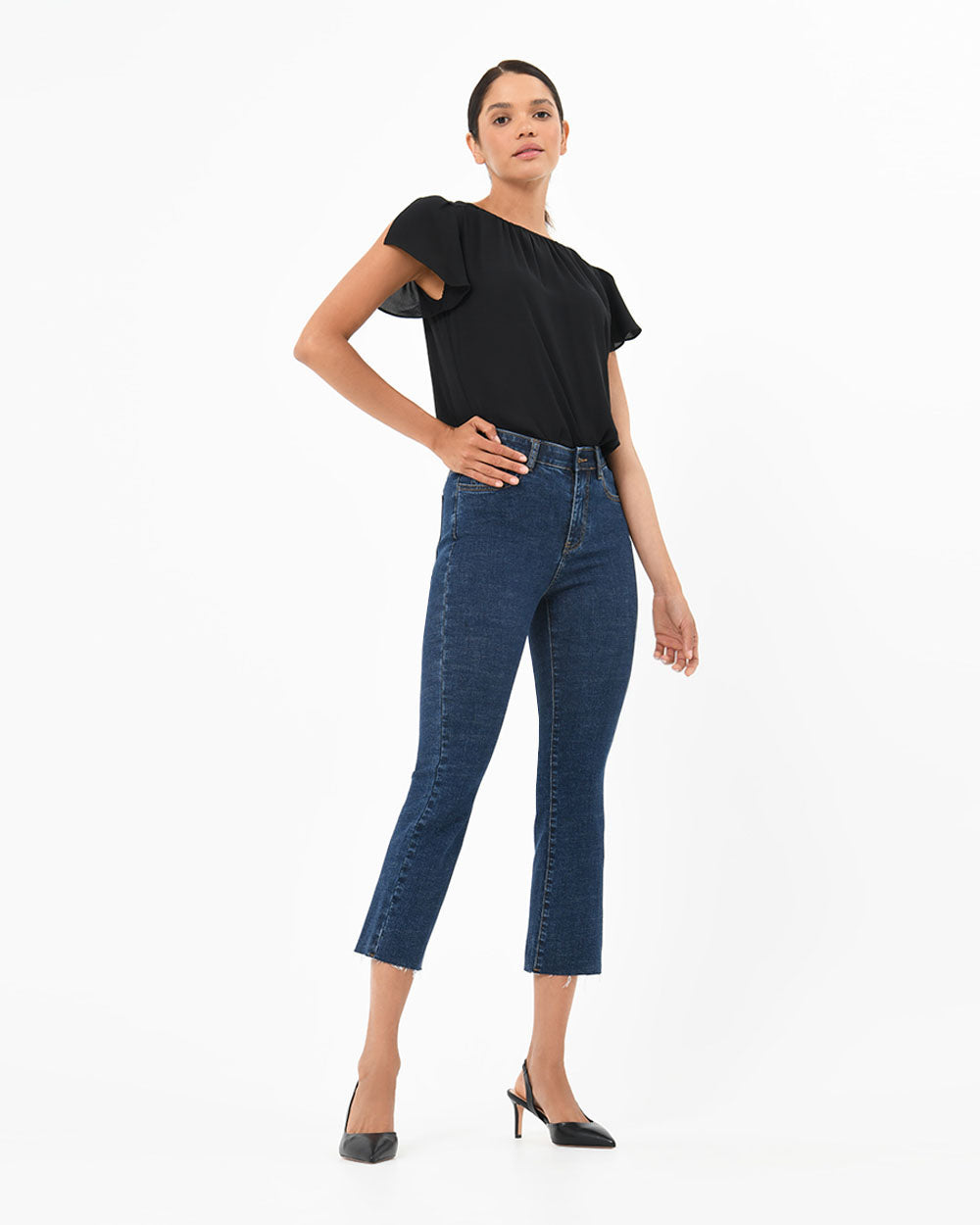 Rosario Cropped Flare Jeans