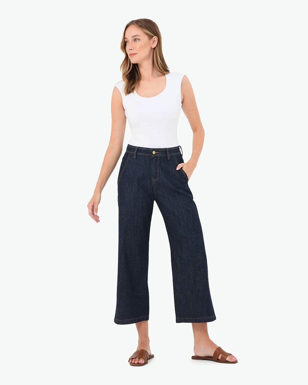 Kallie Denim Culotte