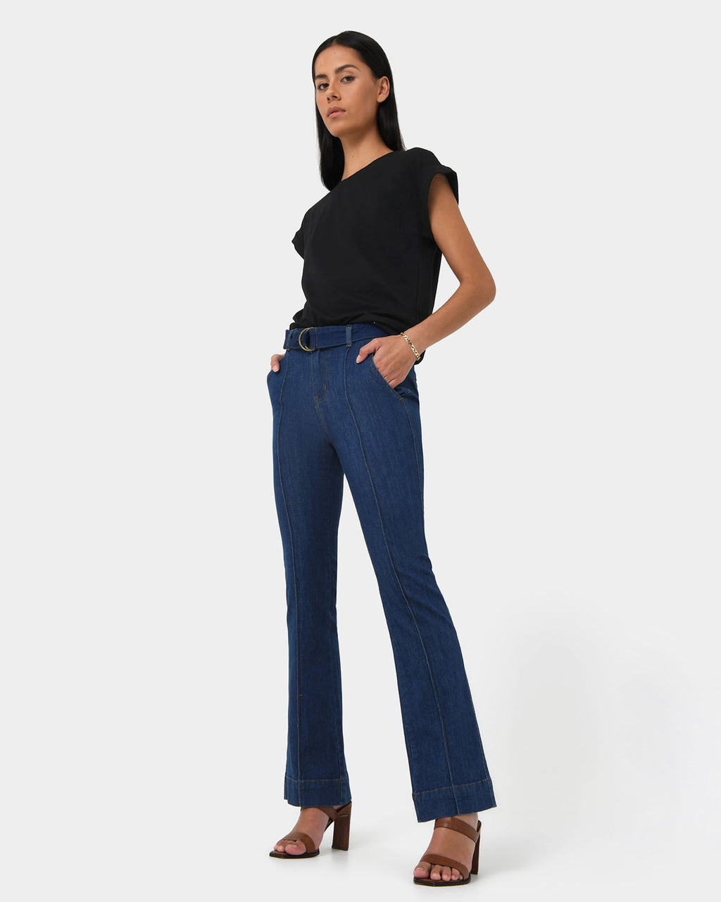Ximenna Pin Tuck Jean