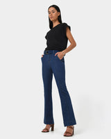 Ximenna Pin Tuck Jean
