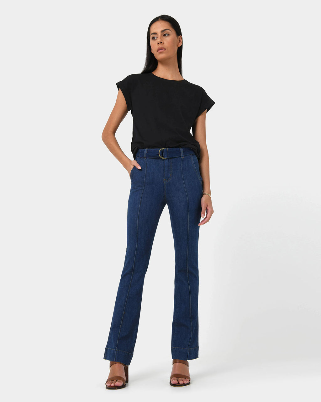 Ximenna Pin Tuck Jean
