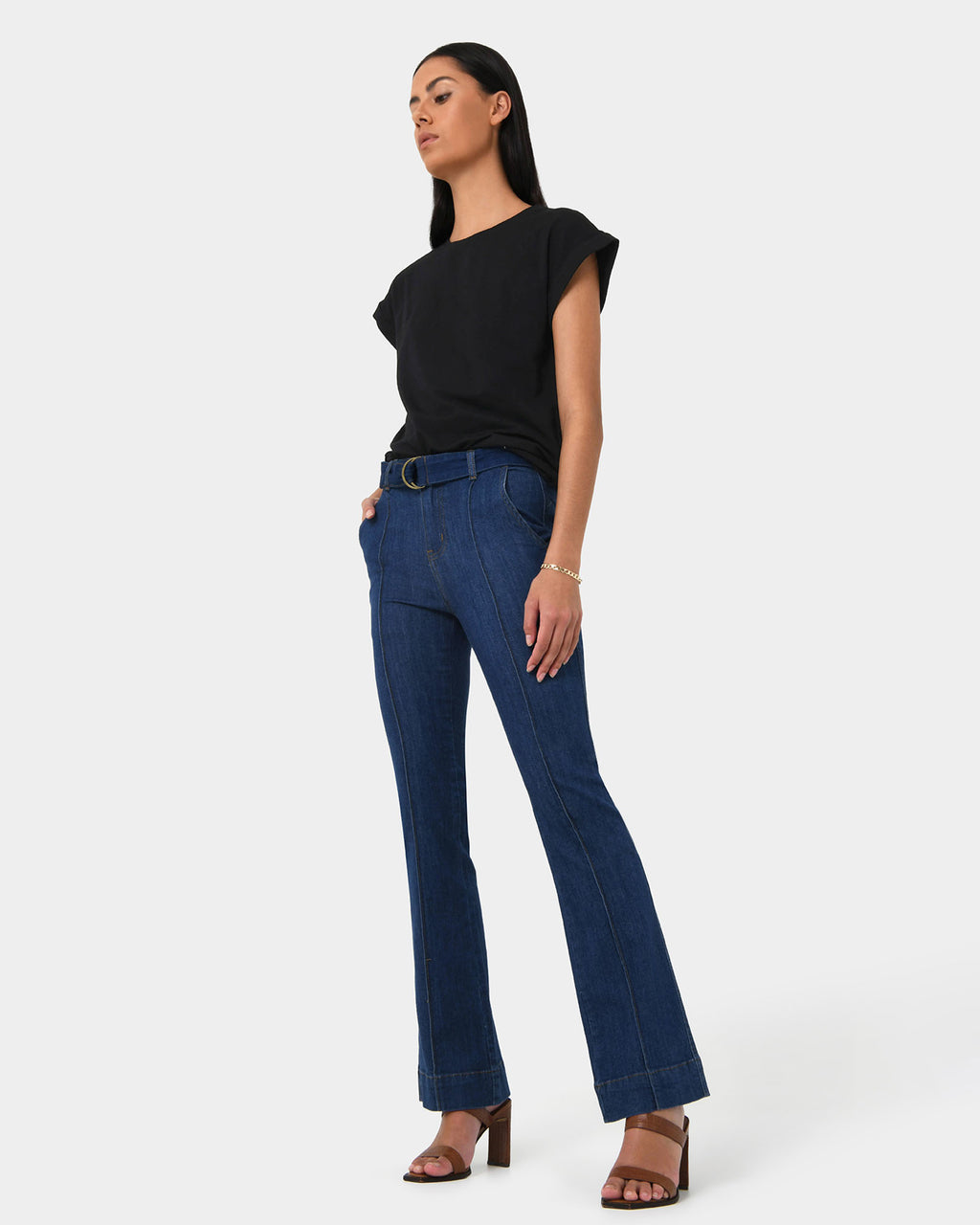 Ximenna Pin Tuck Jean