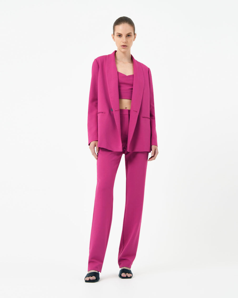 Le Marais Crepe Coat Blazer