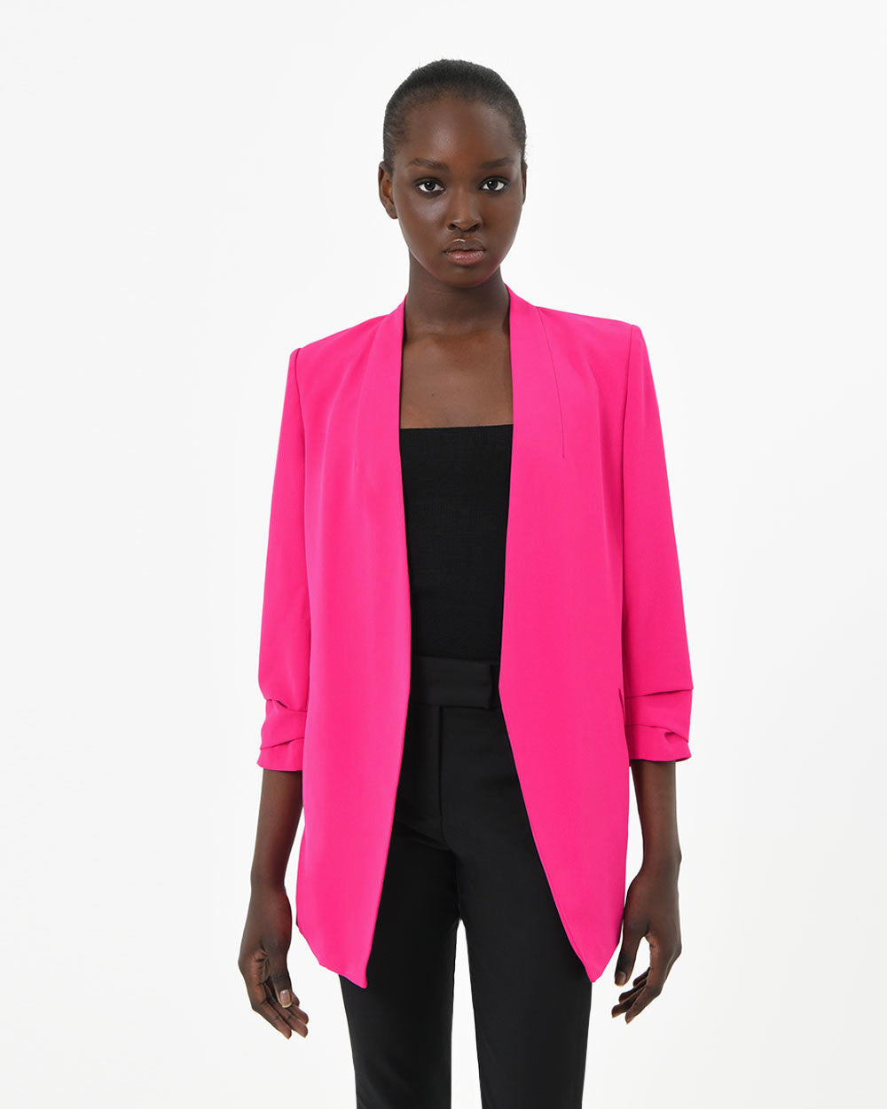 Carter 3 Collarless Blazer