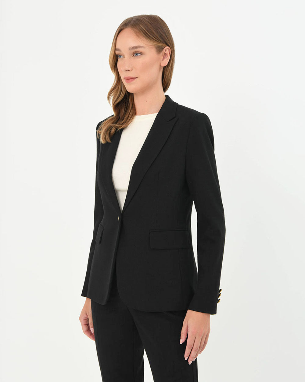 Ester Lapel Single Blazer