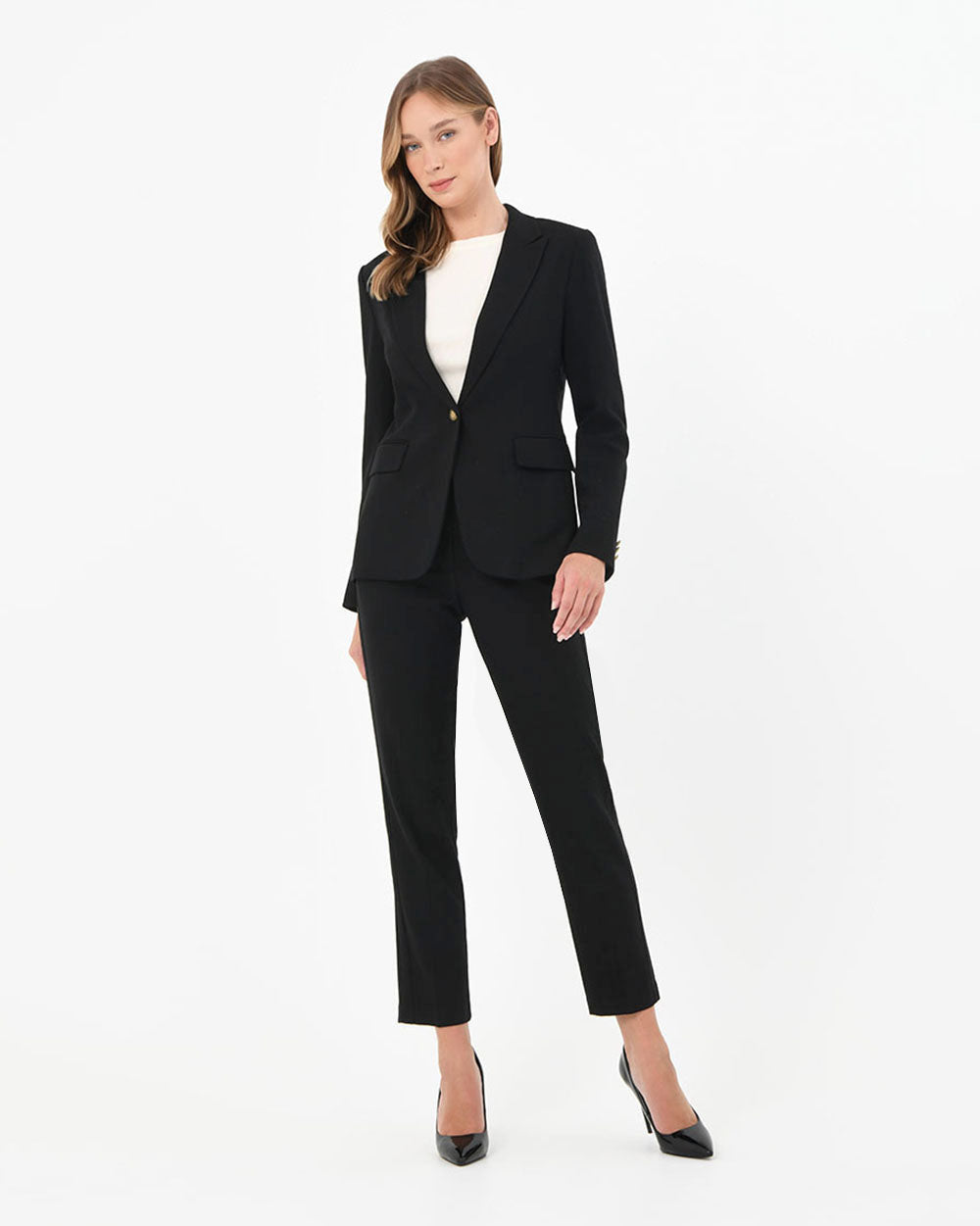 Ester Lapel Single Blazer