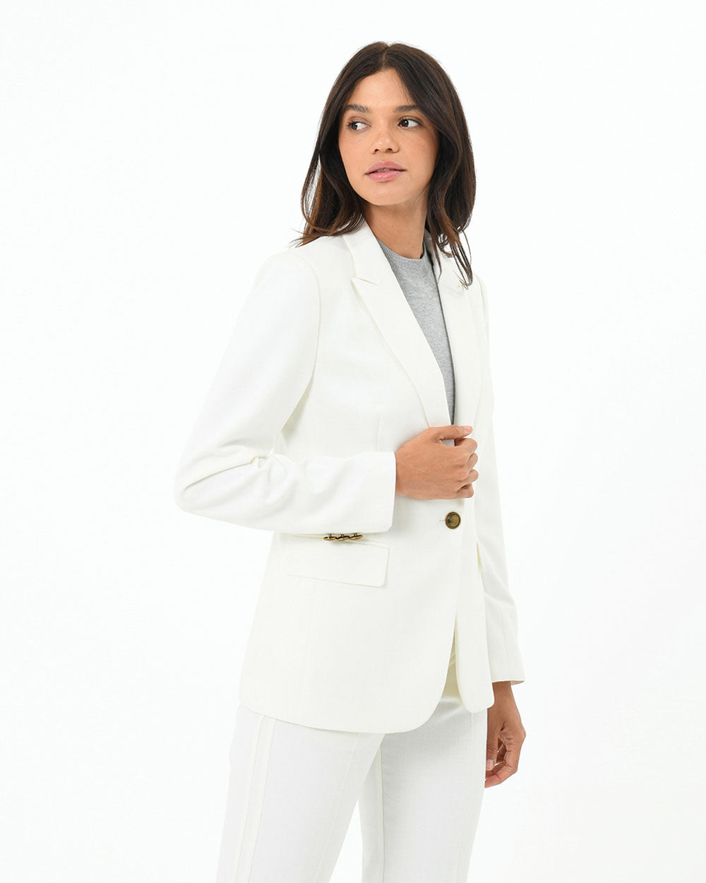 Ester Lapel Single Blazer