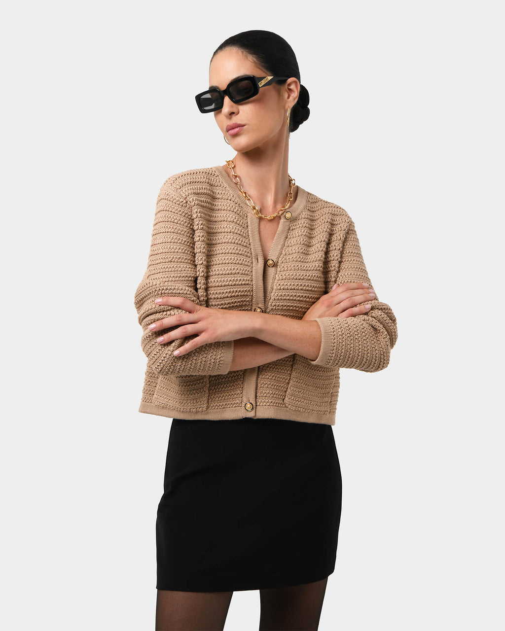 Hollis Textured Cardigan