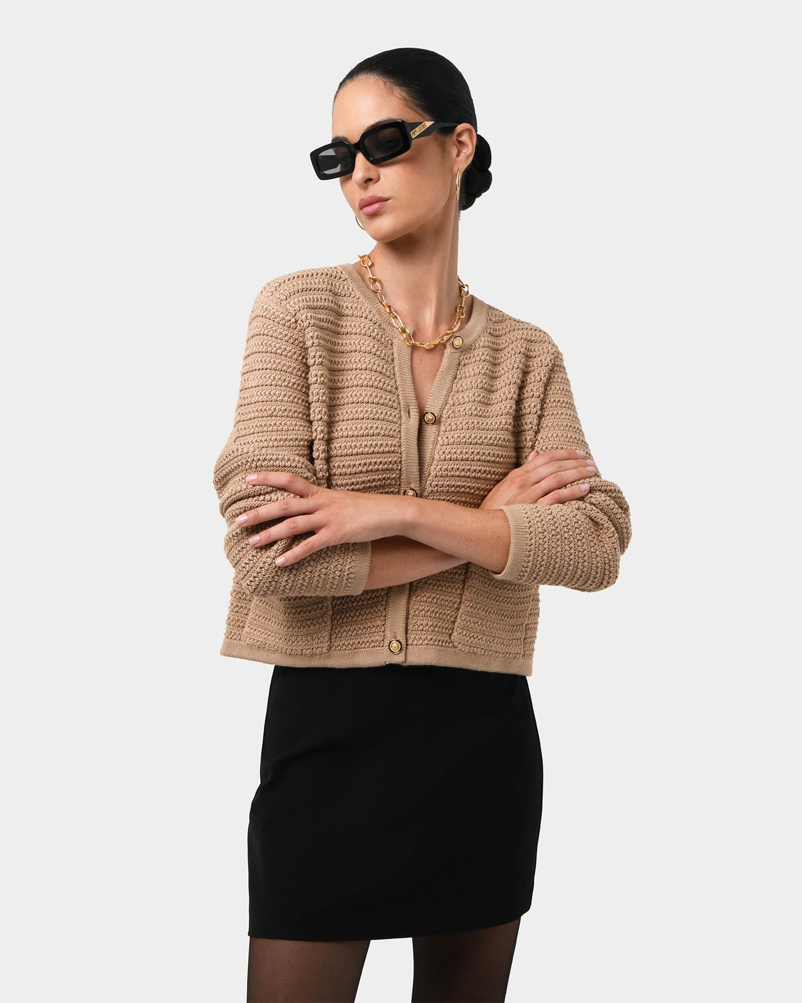 Hollis Textured Cardigan