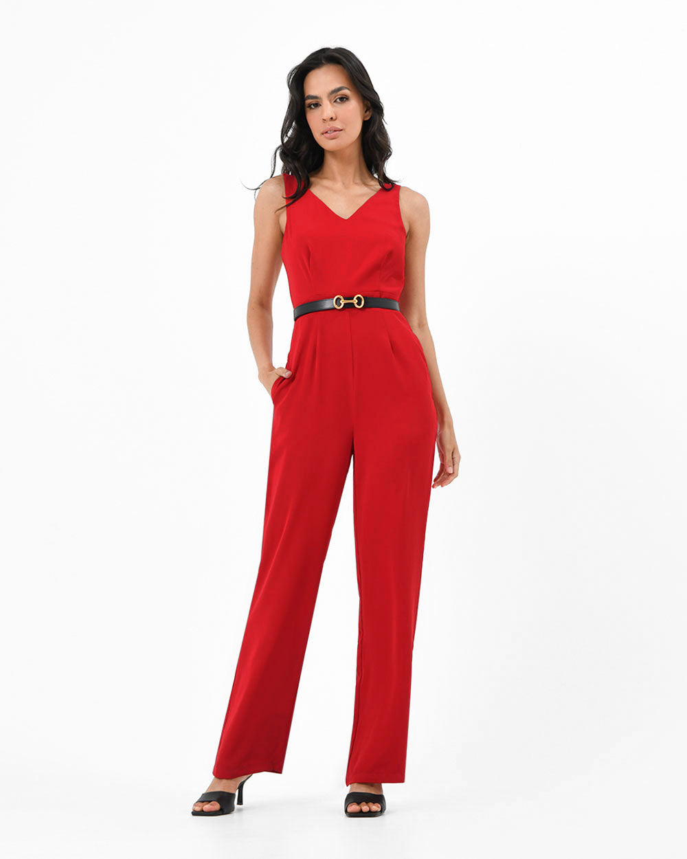 Elena V-Neck Jumpsuit