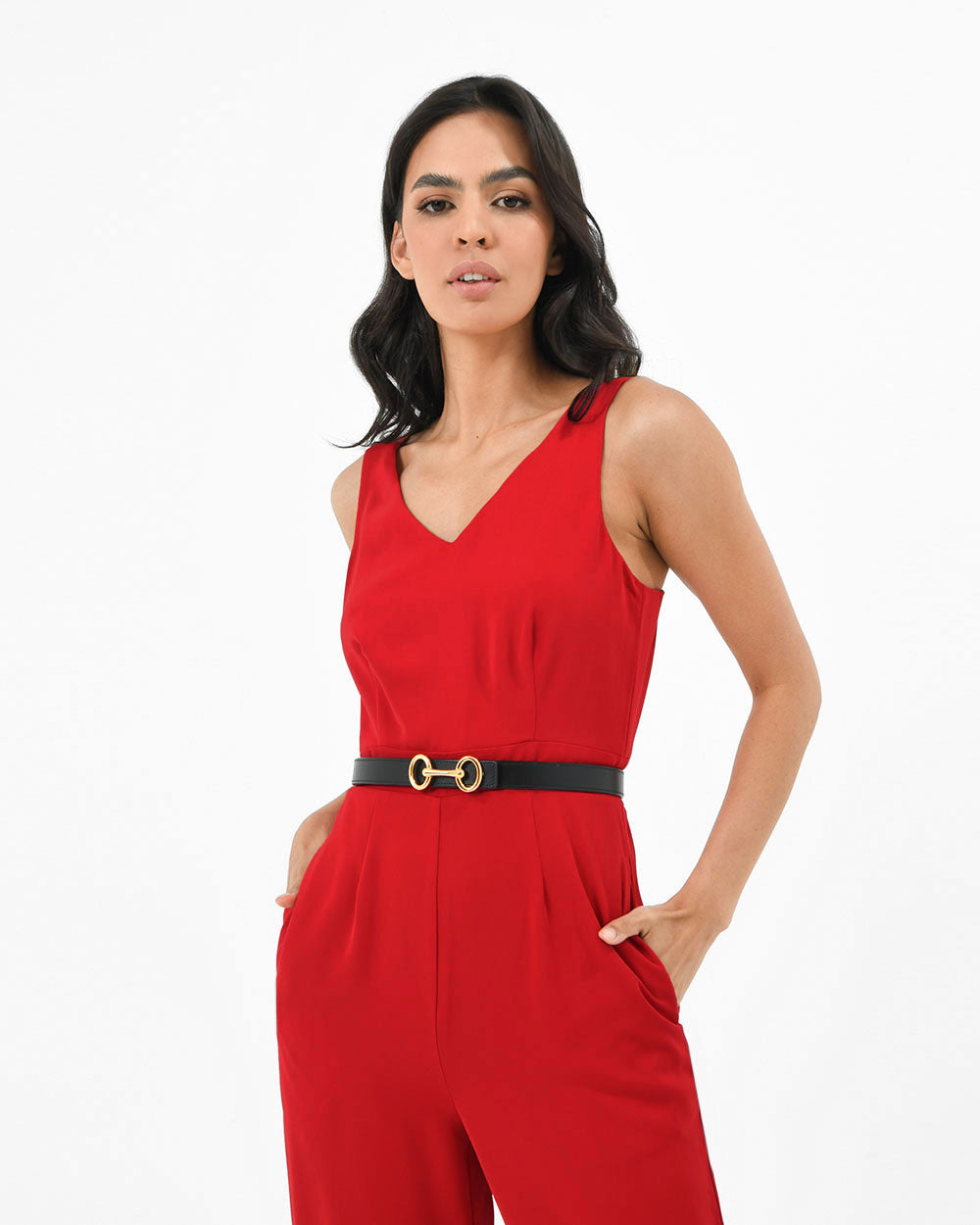 Elena V-Neck Jumpsuit