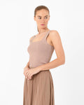 Vivian Square Neck Knit Top