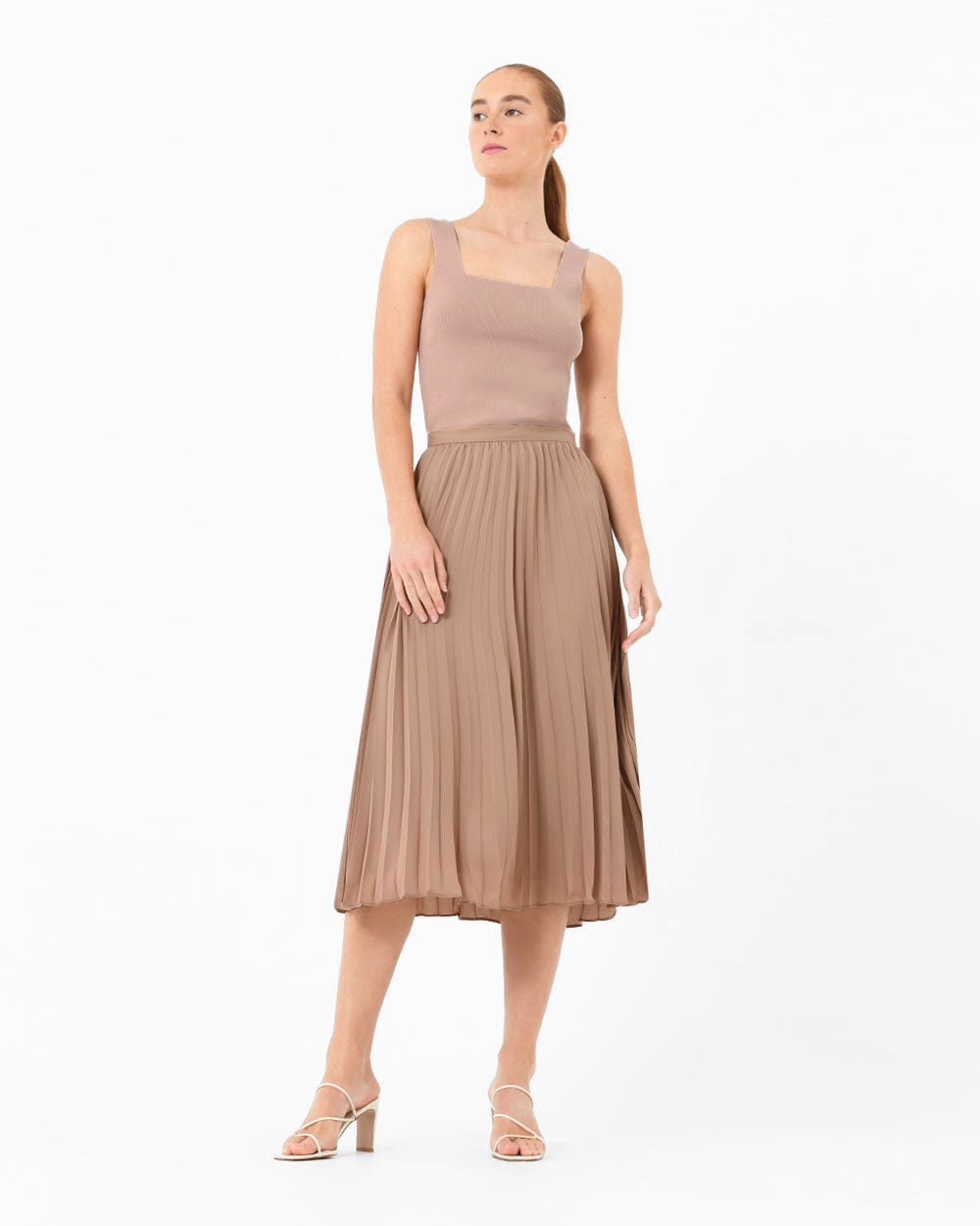 Vivian Square Neck Knit Top