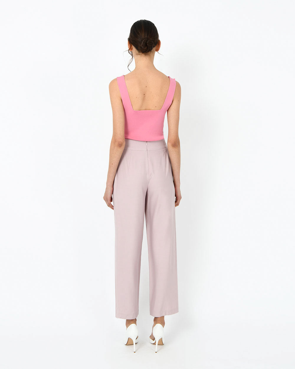 Vivian Square Neck Knit Top