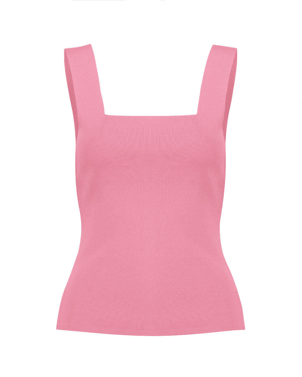 Vivian Square Neck Knit Top