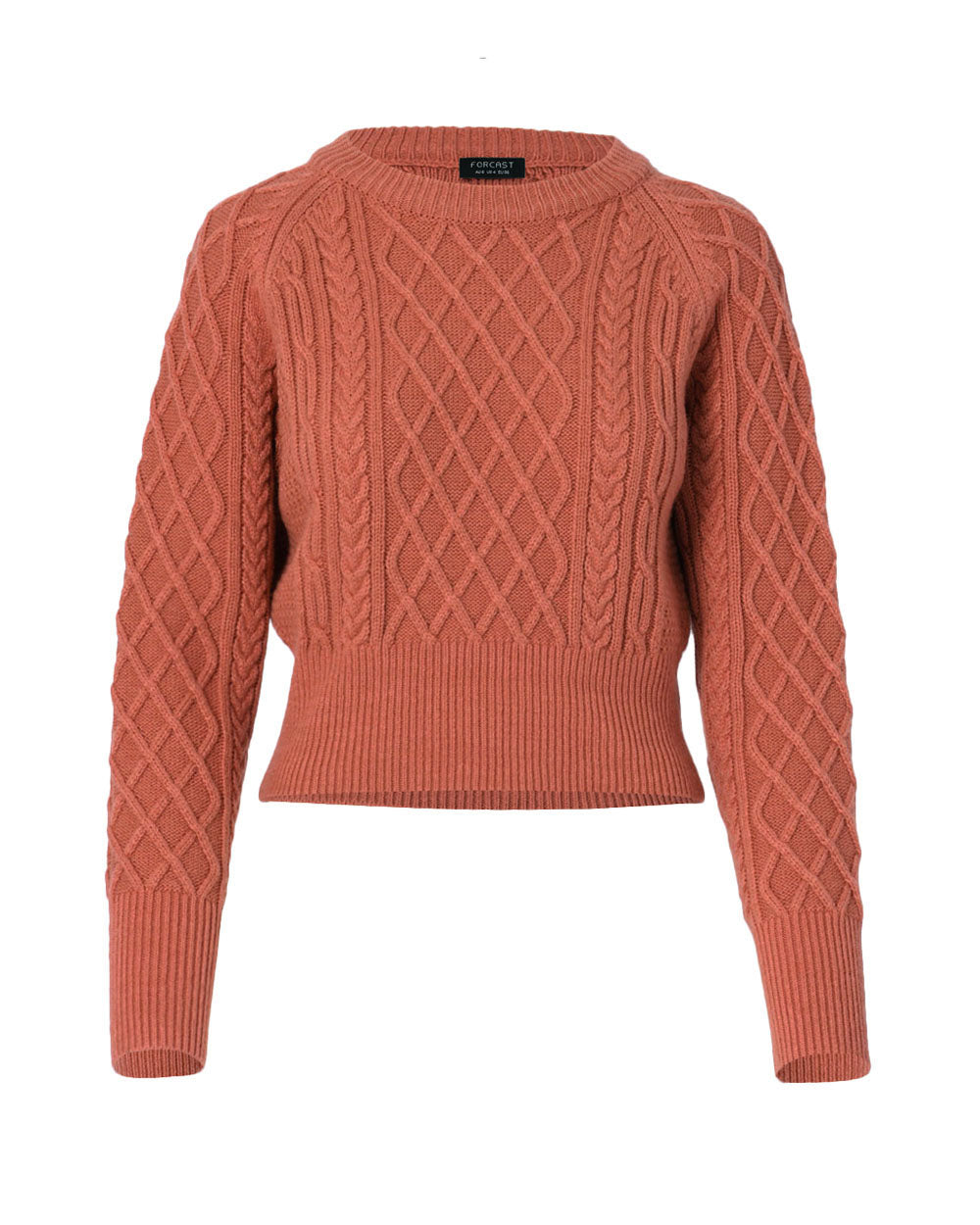 Carolyn Cropped Cable Knit