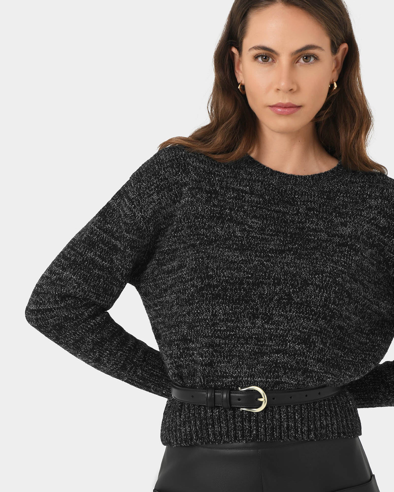 Naomy Mixed Yarn Knit