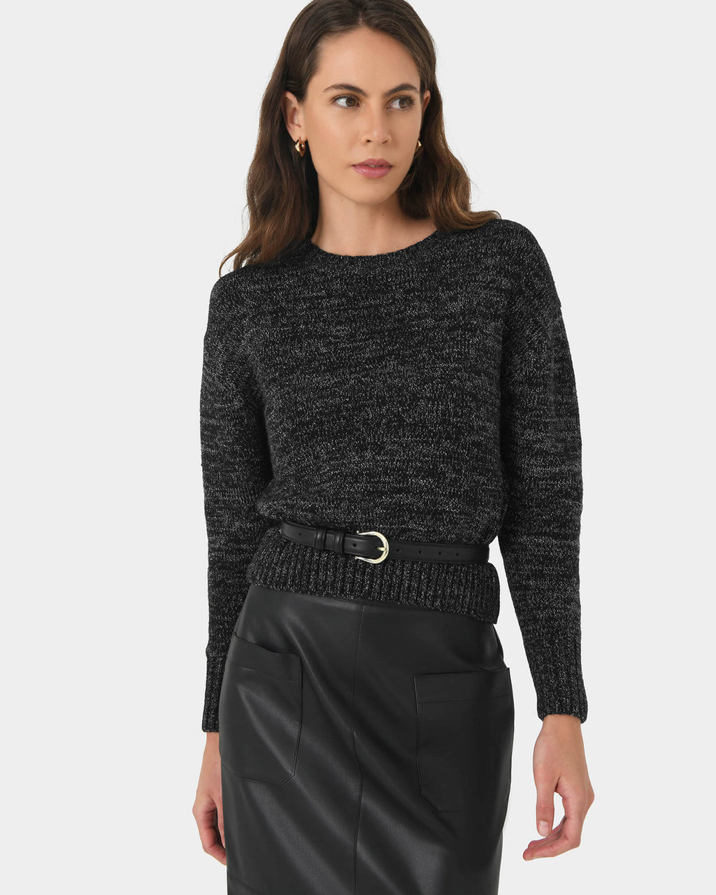 Naomy Mixed Yarn Knit