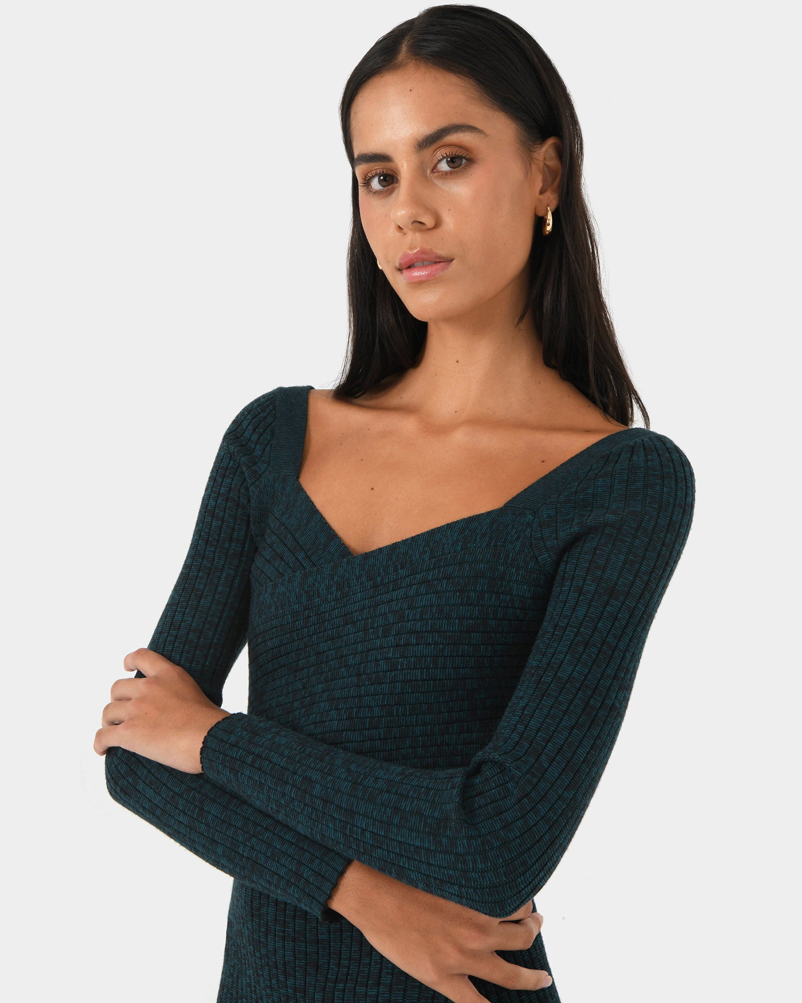 Cienna Cross Over Knit Top