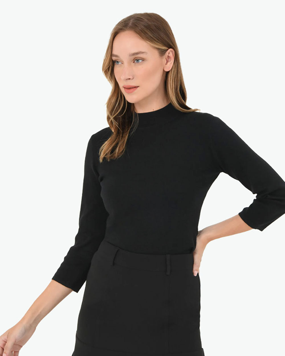 Ellette Mock Neck Knit