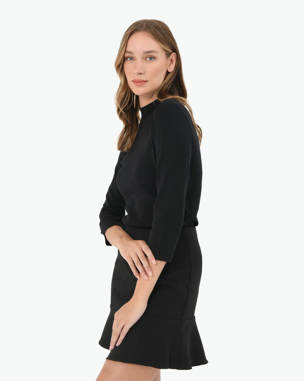 Ellette Mock Neck Knit
