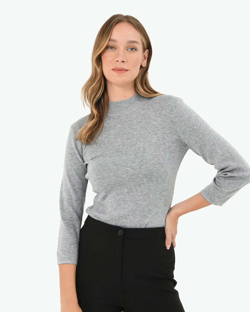 Ellette Mock Neck Knit