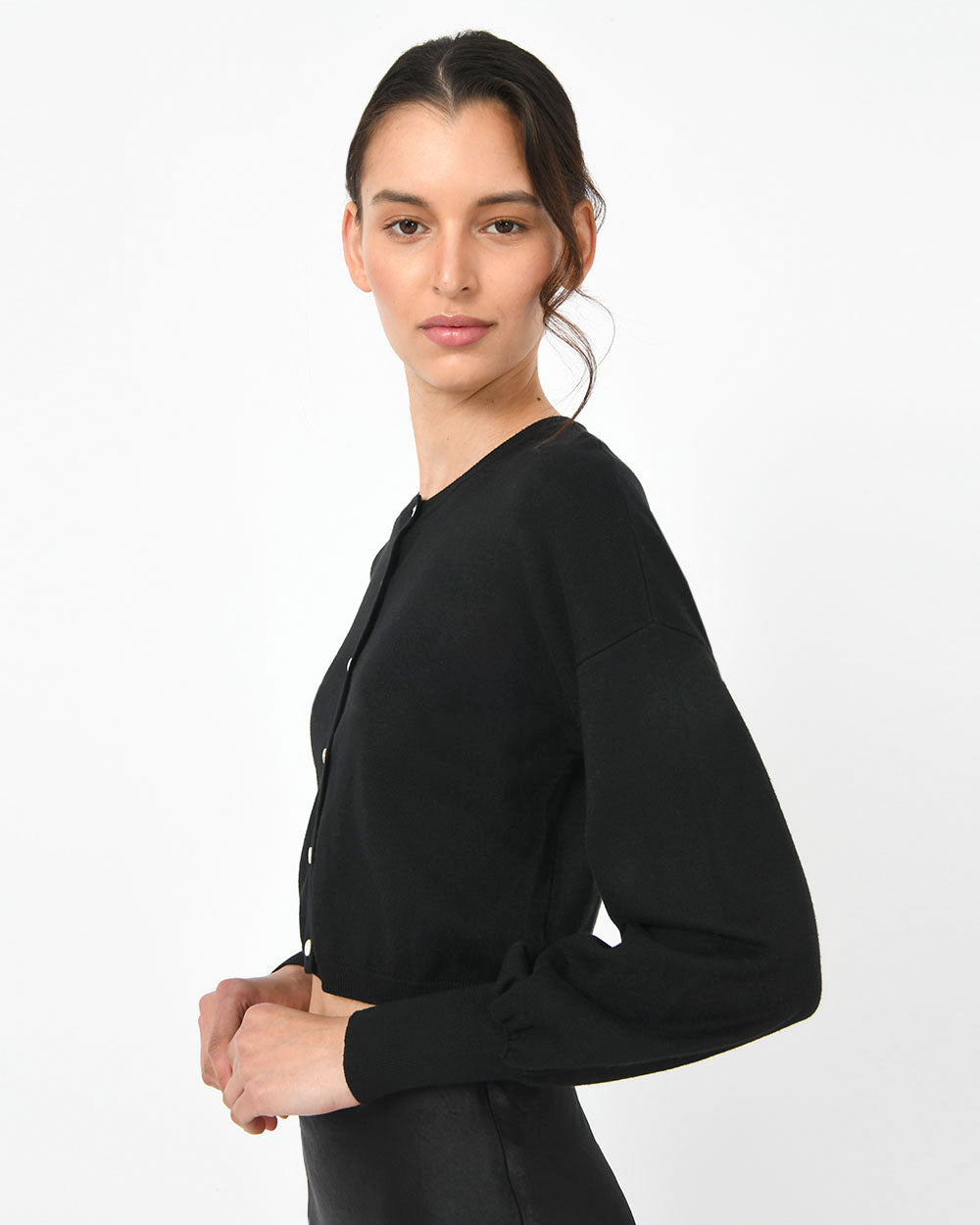 Femi Balloon Sleeve Cardigan
